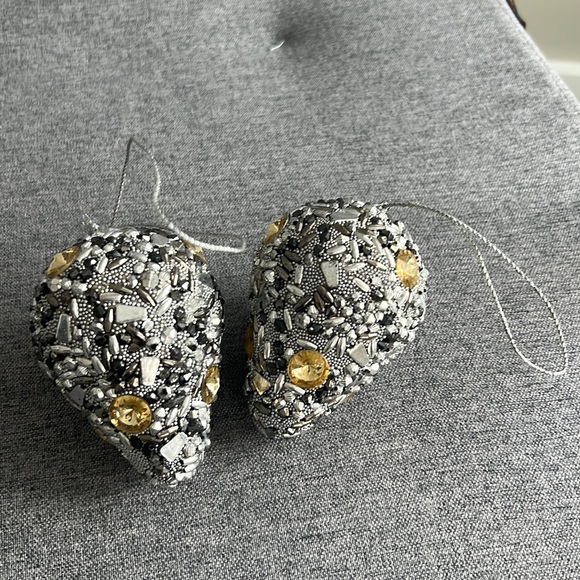 ANTHRO Set of 4 mirrored ornaments - Picture 1 of 4